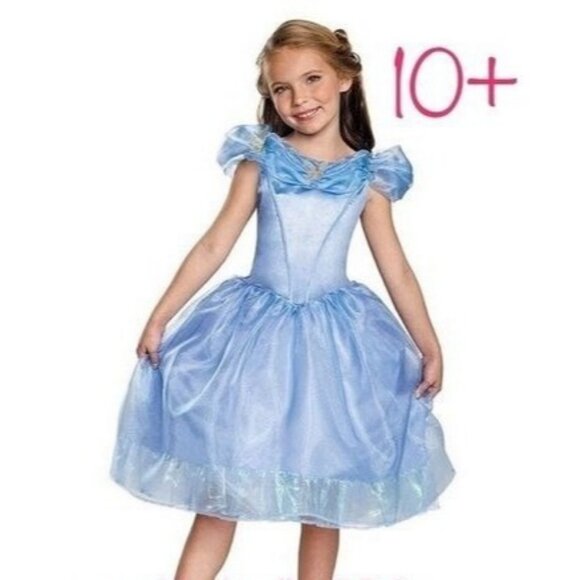 Disney Other - Disney’s Cinderella Short Dress Blue Princess Dress Girls NWT Costume